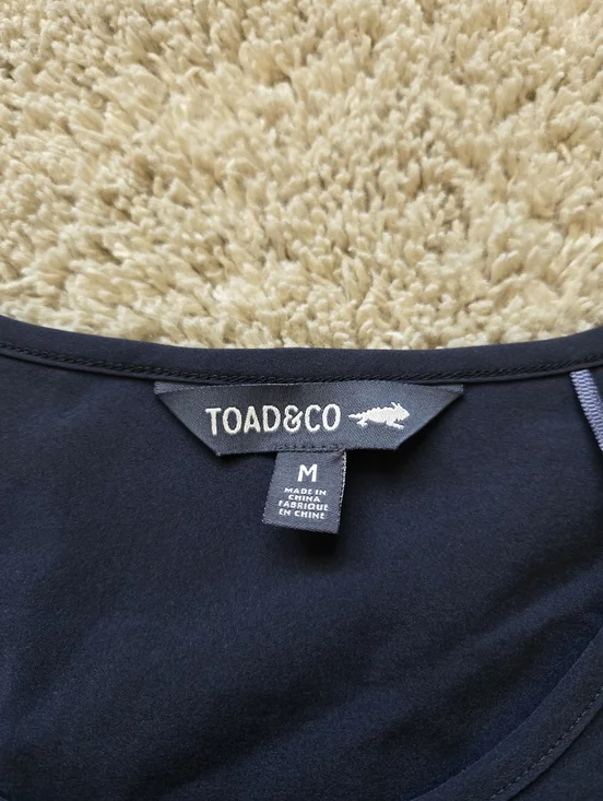 Toad & Co Maxi Dress Womens M Black Lightweight Sleeveless - Picture 6 of 10